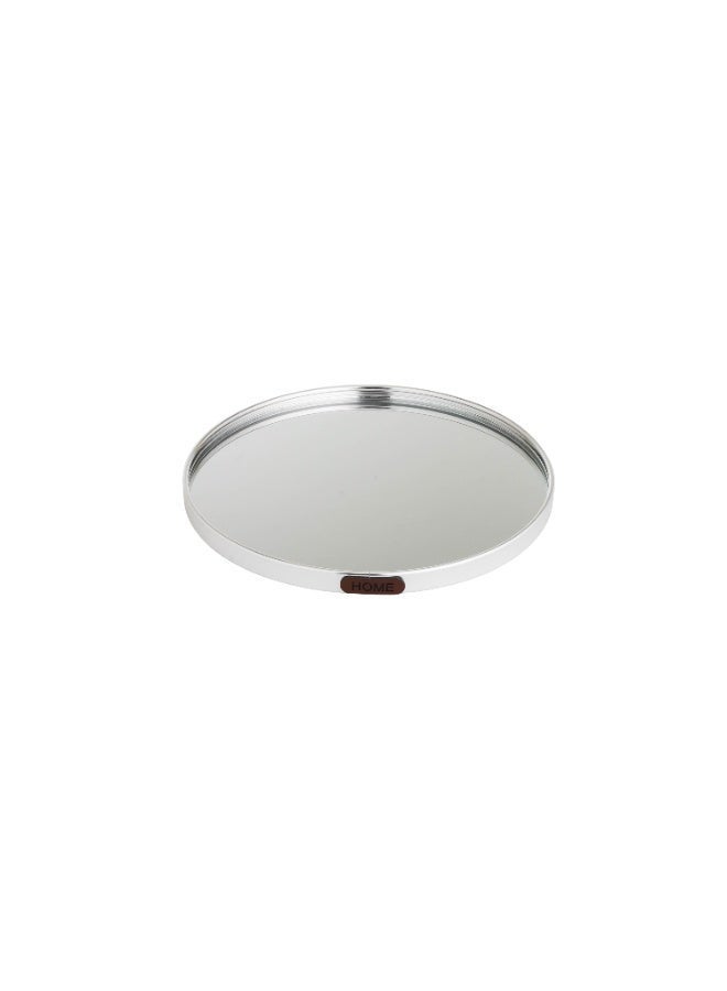 هوست صينية تقديم ستيل مع مرآة دائرية مقاس 25 سم - Image 2